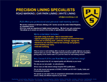 Tablet Screenshot of precisionlining.co.uk